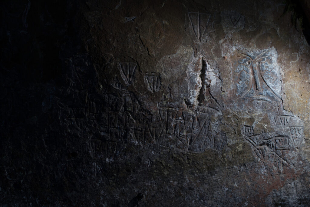 Photograph of Panel 1a from the Avencal 1 site (São Jaoquim National Park, Santa Catarina state, Brazil