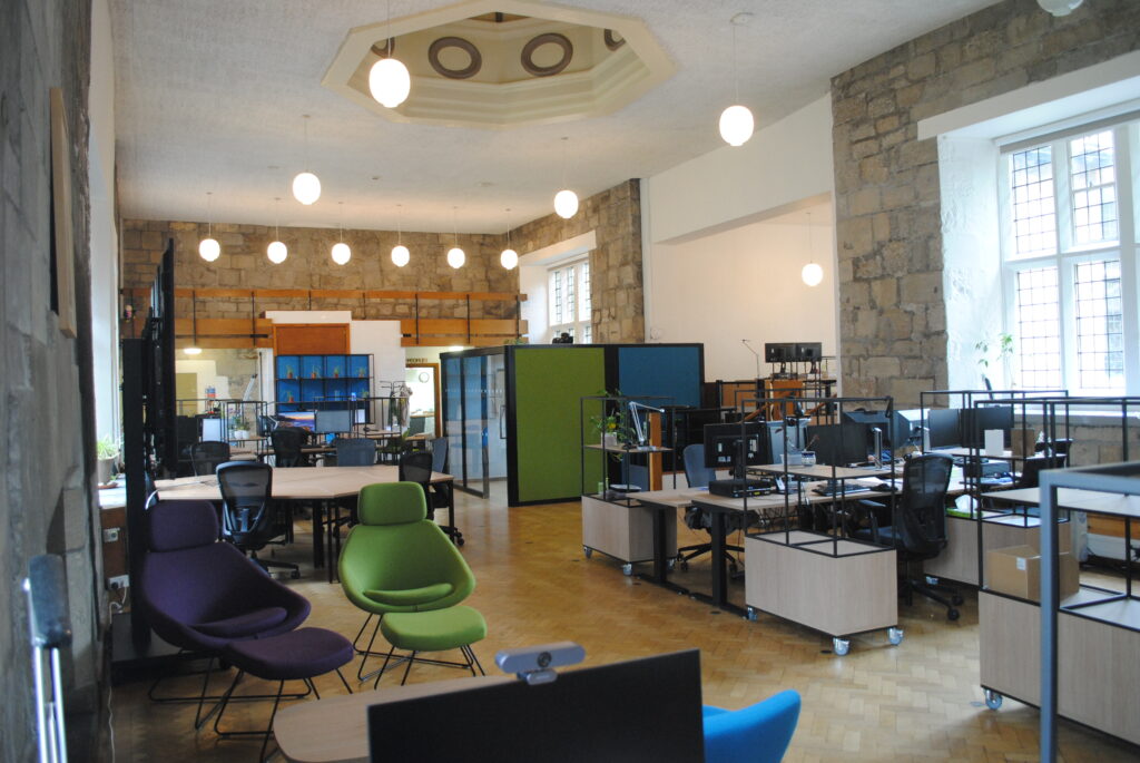 A picture of the new furniture in the ADS office