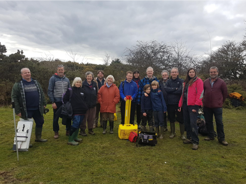The WallCAP team with community volunteers
